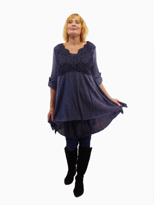 naisten tunika Pitsineulepusero naiselle | Spets stickad tröja