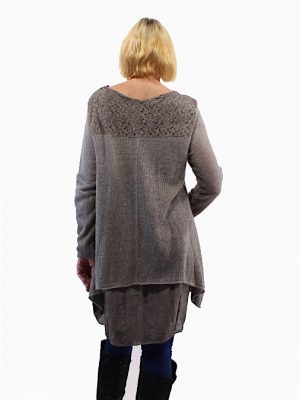 villaneule Pitsineulepusero naiselle | Spets stickad tröja