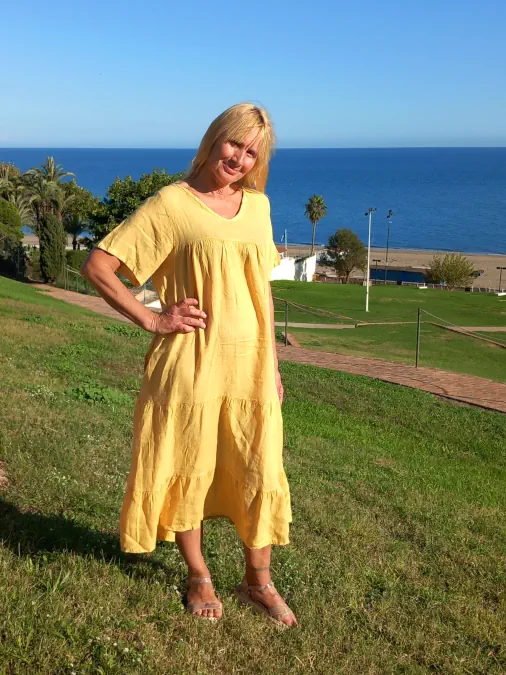 Pellavamekko pitkä Pellavamekko pitkä